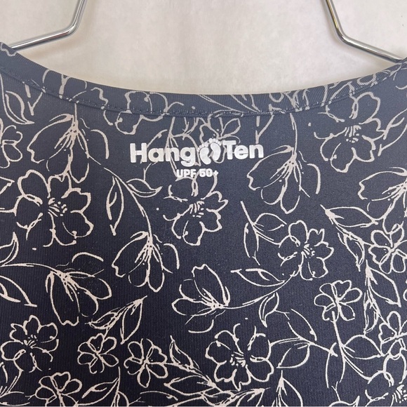 5/$25 Hang Ten Ladies Sun Tee UPF 50+ Protection Black large - Picture 2 of 3